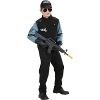 Widmann Feestkleding: SWAT kostuums voor kinderen
