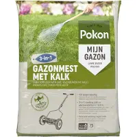 Pokon Gazonmest met Kalk 3-in-1 voor 250m2