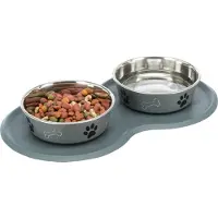 Trixie Voerbakplacemat, donkergrijs 45x 25cm Hond