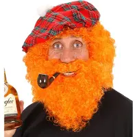 Widmann Pruik baard schotse (oranje)