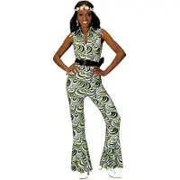 E-Carnavalskleding.nl Jaren 70 jumpsuit groovy waves