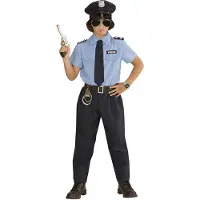 Widmann Stoere politie kostuums voor kinderen voor carnaval