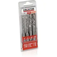 Kreator SDS-Plus borenset 4-delig 5-6-8-10x110mm