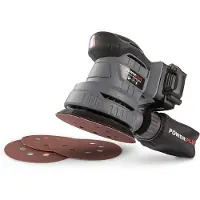 Powerplus excentrische accu-schuurmachine POWEB4010 - 18V, schuurpapier ᴓ125mm - 20000min-1 - zonder accu en lader, met 1 acc.