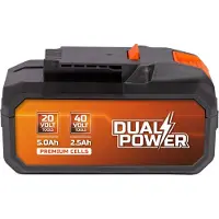 Powerplus 2x20V 2,5 Ah Li-Ion accu