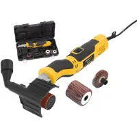 Powerplus elektrische schuurroller POWX04950 - 310W schuurmachine - schuurbreedte 60mm - 3000min-1 - met opbergkoffer - met 4 acc.