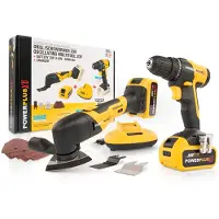 Powerplus POWXBBOX10 Accu Gereedschapscombiset - 20V - Brushless -