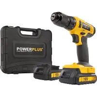 Powerplus POWX00425 Schroefboormachine 16v + 2x 16v Batt.