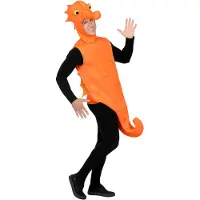 Widmann Leuk oranje Zeepaardje kostuum