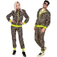 Finidi Luipaard trainingspak neon
