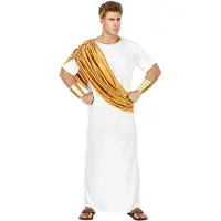 Widmann Mooi wit Caesar kostuum met een gouden toga