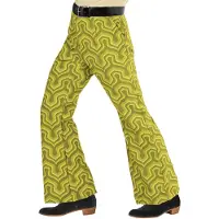 E-Carnavalskleding.nl Heren disco broek jaren 70 blauw