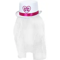 Widmann Feestaccessoires: Maffe bruidenhoedje met sluier