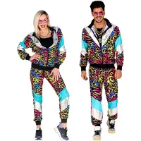 Widmann Disco trainingspak zebraprint multi kleuren