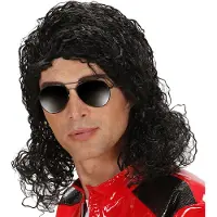 Finidi Michael Jackson King of Pop pruiken