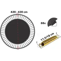 Magic Circle Pro Springmat Trampoline Rond 427 - 430 cm