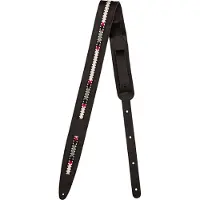 Fender PARAMOUNT ACOUSTIC LEATHER STRAP BLACK