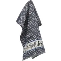 Bunzlau Castle Theedoek Hond Donkerblauw