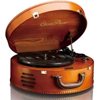 Lenco CLASSIC PHONO TT-34 - Platenspeler met 2 ingebouwde speakers - Bruin
