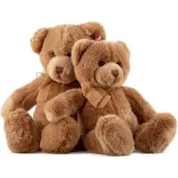 Espa Pluchen beren - set van 2 stuks - 40 en 50 cm - kleur bruin - Gund - Superzacht en hoge kwaliteit - knuffelbeer