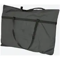 Eurotrail draagtas campingstoel 100 x 80 cm polyester grijs/zwart