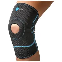 BluePoint Kniebrace neopreen met patella opening Maat: L