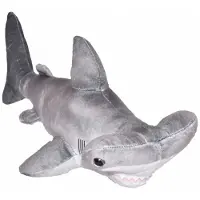 Wild republic Knuffel Hamerhaai Junior 30 Cm Pluche Grijs