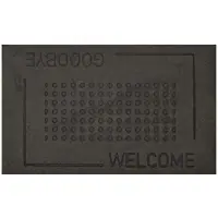 Esschert Design deur x 75 cm rubber zwart