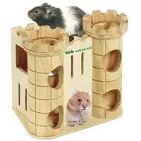 Karlie Flamingo Play Castle Robin - Bruin - 16 x 11 x 15 cm
