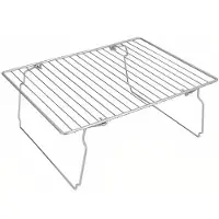Metaltex serviesrekje Megatotem 37 x 27 cm metaal zilver