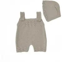 ByAstrup Poppenkleding Boxpakje Met Muts 35 Cm Taupe