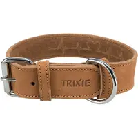 Trixie Leather Oiled Rustic Heartbeat Hondenhalsband