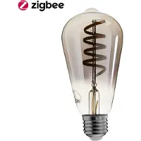 EcoDim Smart lamp E27 | Edison ST64 | Smokey | 2000-4000K | Zigbee | 5W