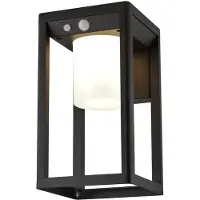 LumenXL Solar buitenwandlamp met sensor zwart - Lucian