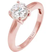 Elli Ring 'Solitär' rose-goud