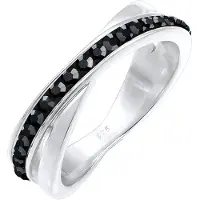 Elli Ring zwart / zilver