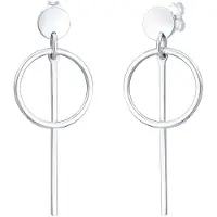 Elli Oorbellen 'Geo' zilver