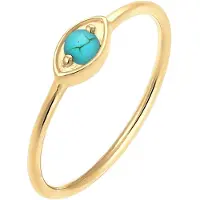 Elli Ring 'Evil Eye' turquoise / goud