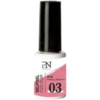 PN Selfcare PN Selfgel Gellak - N15 Pink and Sparkly 6 ml