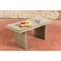 CLP Rotan Eettafel La Gomera natura 160 cm