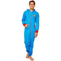 Groovy UK Officiële : Superman Onesie / Jumpsuit | One size