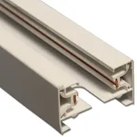BES LED Spanningsrail - 1 Fase - Opbouw - Aluminium - Wit - 1 Meter