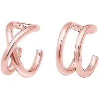 Elli Oorbellen 'Geo' rose-goud