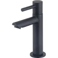 Wiesbaden Fonteinkraan Amador XL Hoog 1/2 Mat Zwart