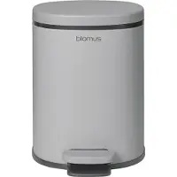 Blomus Badkamerprullenbak PARA 5 l, lichtgrijs,