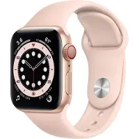Apple Watch Series 6 gps + Cellular, aluminium kast met sportbandje 40 mm inclusief oplaadstation (magnetische oplaadkabel)