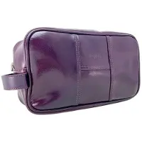 Douglas Accessoires - Leer Lak Aubergine Make-uptassen