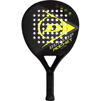 Dunlop Rocket Ultra Padelracket Zwart - Geel - Zilver