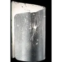 Selene Wandlamp PAPIRO, dimbaar, alu / grijs / zink, Woon-/ Eetkamer, Glas, Modern, wandlamp