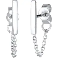 Elli Oorbellen 'Geo, Kette' zilver